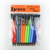 Bepen ปากกาลูกลื่นกด 0.7 X6 touch <1/12> หมึกน้ำเงิน